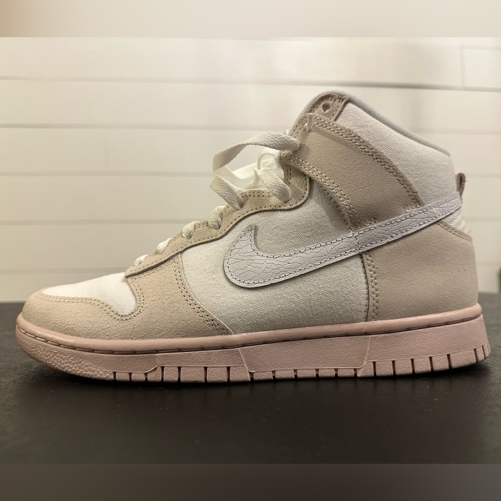 Nike Dunk High Retro Premium - Summit White/Phantom/Pink Oxford/White (9M)
